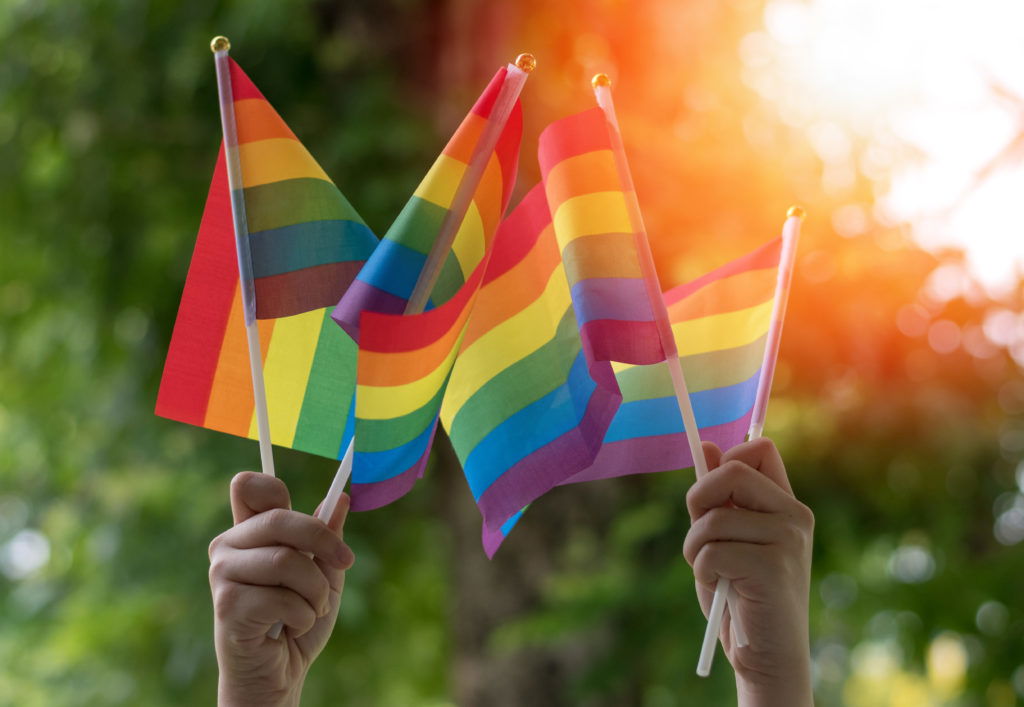 LGBT, pride, rainbow flag as a symbol of lesbian, gay, bisexual, transgender, and queer pride and LGBTQ social movements in June month LGBT, pride, rainbow flag as a symbol of lesbian, gay, bisexual, transgender, and queer pride and LGBTQ social movements in June month