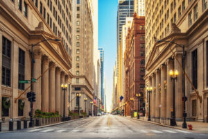 LaSalle Street, Chicago, Illinois, USA